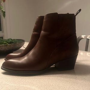Brown booties